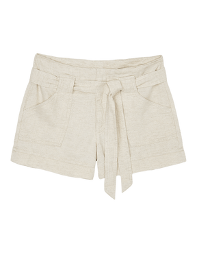 Shorts Natural Faixa