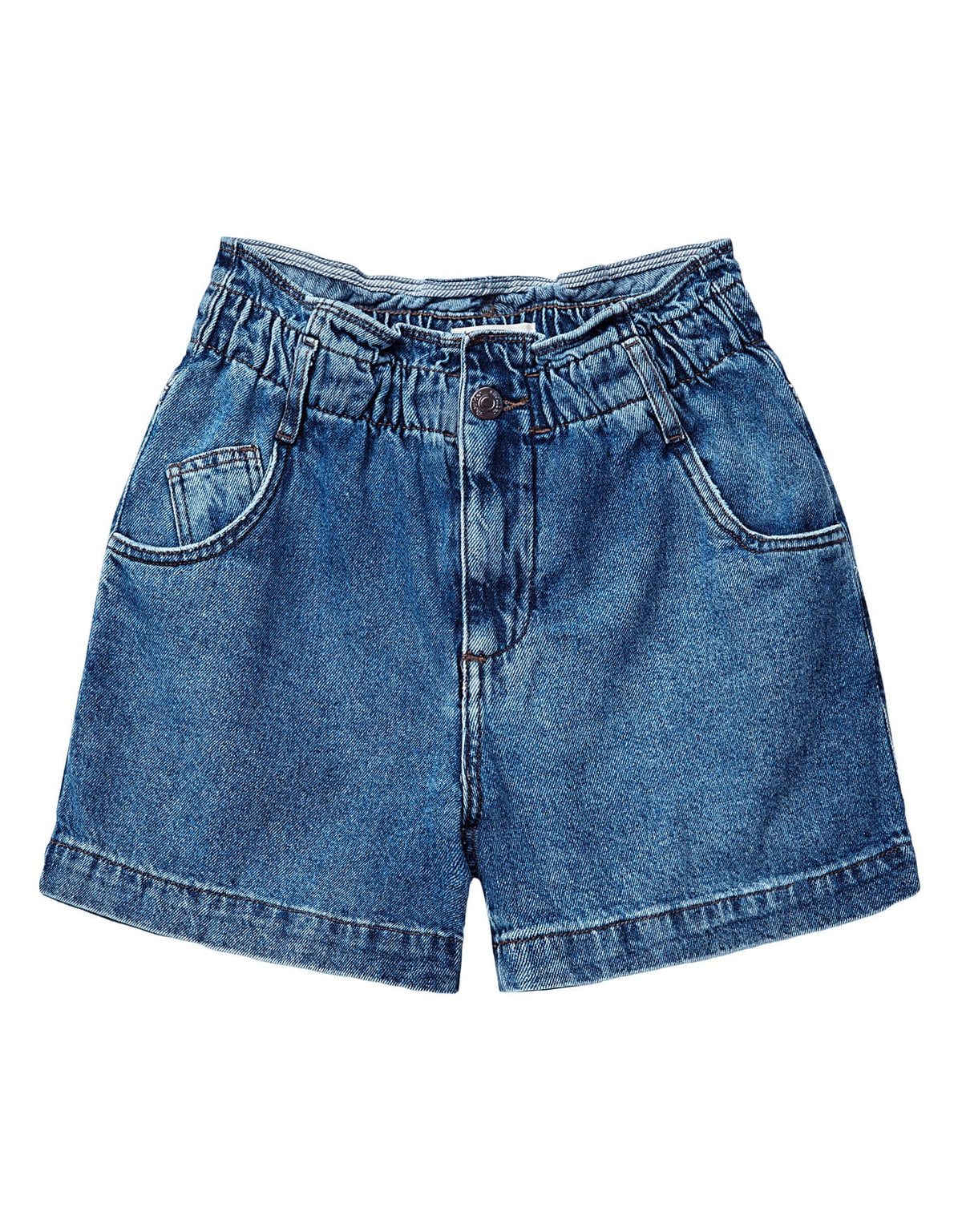 Shorts Jeans Elástico Cós